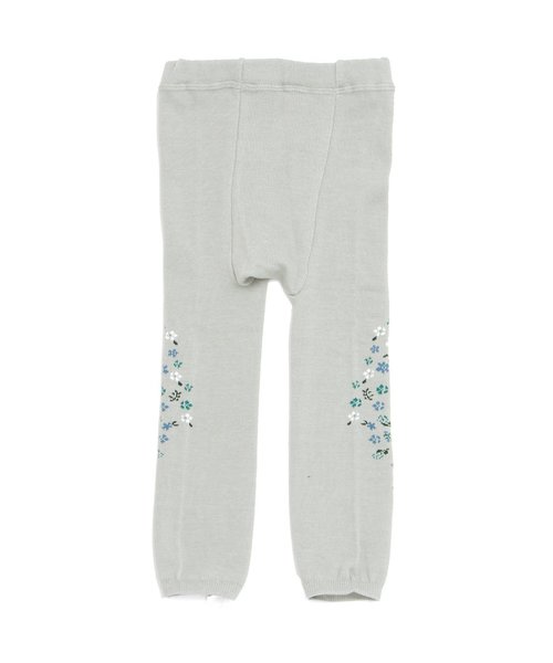 Seraph（セラフ）の「パッケージ入り花柄ニットレギンス（レギンス/スパッツ・キッズ・ライトグレー/ネイビー/アイボリー/キャメル・100/110/120/140/90）」の11枚目の写真