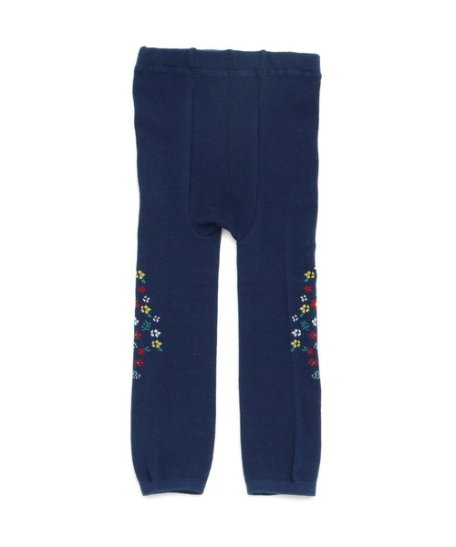 Seraph（セラフ）の「パッケージ入り花柄ニットレギンス（レギンス/スパッツ・キッズ・ライトグレー/ネイビー/アイボリー/キャメル・100/110/120/140/90）」の10枚目の写真