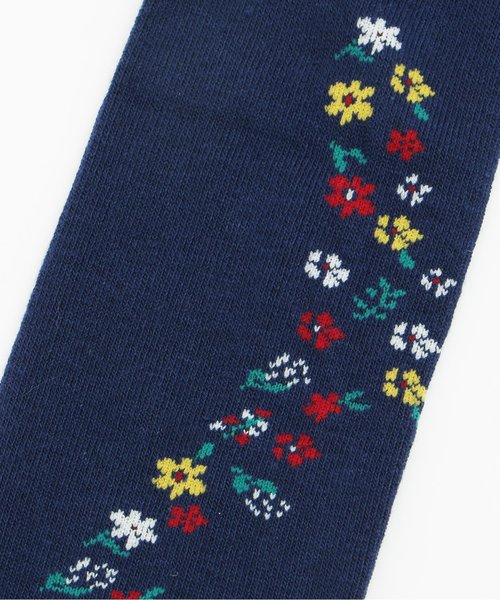 Seraph（セラフ）の「パッケージ入り花柄ニットレギンス（レギンス/スパッツ・キッズ・ライトグレー/ネイビー/アイボリー/キャメル・100/110/120/140/90）」の8枚目の写真