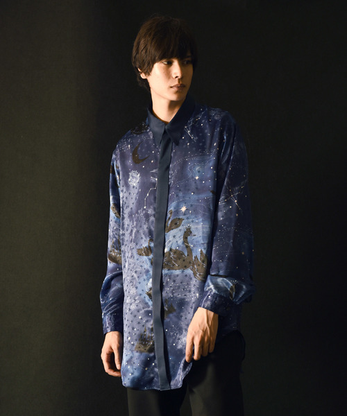 SwanLakeシャツ ブラック スワンレイク MILKBOY ミルクボーイ SwanLakeシャツ ブラック スワンレイク MILKBOY ミルクボーイ 【公式通販】