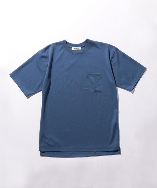 MONKEY TIME（モンキータイム）の「＜monkey time＞ TC/PONTI 1POCKET 5SLEEVE CN/Tシャツ（Tシャツ/カットソー・メンズ・ベージュ/ケリー/パープル/ホワイト/ピンク/ブラック/コバルトブルー・MEDIUM/LARGE/SMALL/X-LARGE）」の5枚目の写真