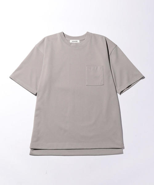 MONKEY TIME（モンキータイム）の「＜monkey time＞ TC/PONTI 1POCKET 5SLEEVE CN/Tシャツ（Tシャツ/カットソー・メンズ・ベージュ/ケリー/パープル/ホワイト/ピンク/ブラック/コバルトブルー・MEDIUM/LARGE/SMALL/X-LARGE）」の15枚目の写真