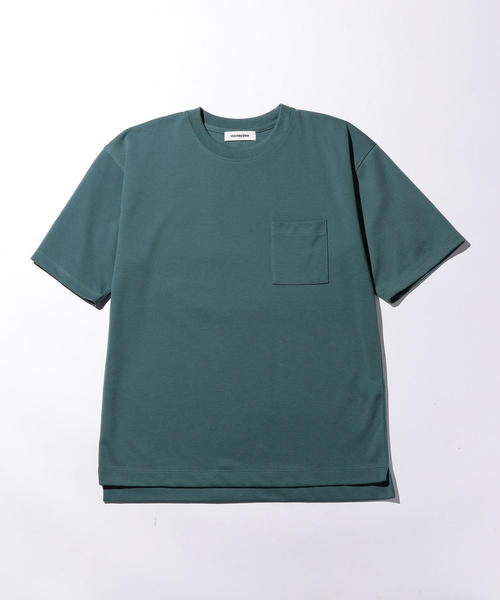 MONKEY TIME（モンキータイム）の「＜monkey time＞ TC/PONTI 1POCKET 5SLEEVE CN/Tシャツ（Tシャツ/カットソー・メンズ・ベージュ/ケリー/パープル/ホワイト/ピンク/ブラック/コバルトブルー・MEDIUM/LARGE/SMALL/X-LARGE）」の13枚目の写真