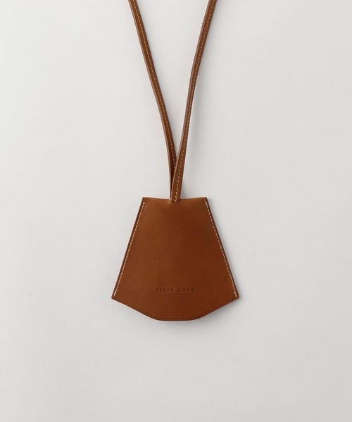 STEVE MONO（スティーブモノ）の「＜STEVE MONO＞ LTR NECKLACE/ネックレス ◆（ネックレス・メンズ・ブラウン/ブラック・FREE）」の2枚目の写真