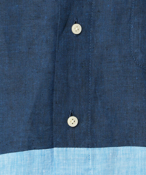 SHIPS JET BLUE(シップスジェットブルー)の「SHIPS JET BLUE: 3ブロック 7スリーブ レギュラーカラーシャツ(シャツ/ブラウス・メンズ・ネイビー/ピンク/オフホワイト・LARGE/MEDIUM/SMALL/X-SMALL)」の7枚目の写真