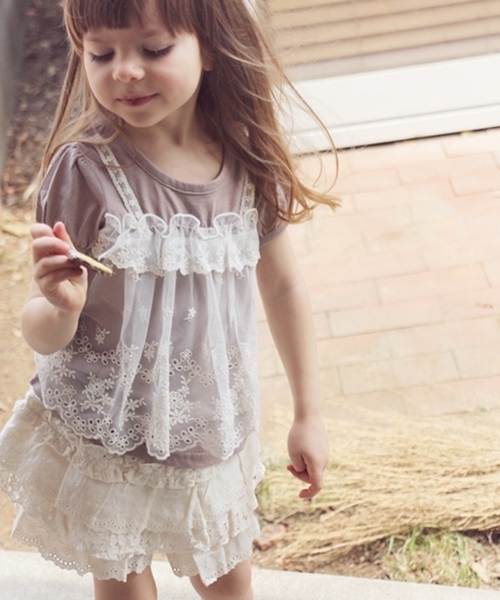 Rora（ローラ）の「プリン カンカンキュロットスカート（スカート・キッズ・キナリ・120cm/130cm/110cm/100cm/90㎝/140cm/150cm）」の6枚目の写真