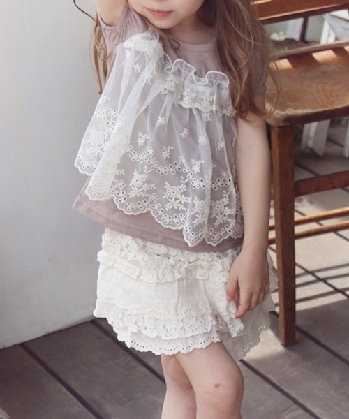 Rora（ローラ）の「プリン カンカンキュロットスカート（スカート・キッズ・キナリ・120cm/130cm/110cm/100cm/90㎝/140cm/150cm）」の7枚目の写真