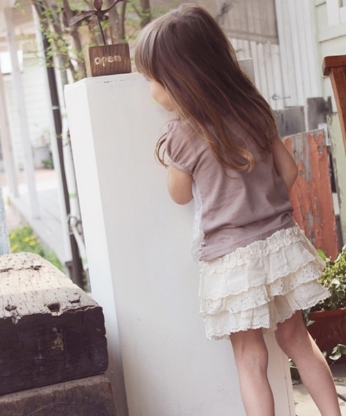 Rora（ローラ）の「プリン カンカンキュロットスカート（スカート・キッズ・キナリ・120cm/130cm/110cm/100cm/90㎝/140cm/150cm）」の8枚目の写真