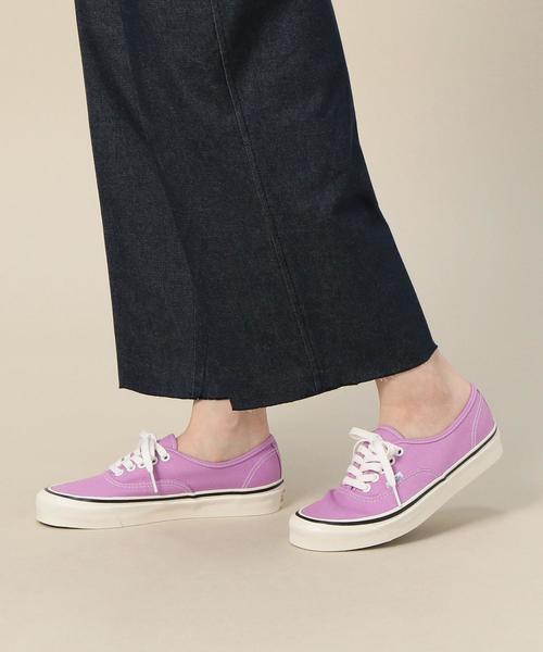 VANS（バンズ）の「＜VANS（バンズ）＞ANAHEIM AUTHENTIC 44/スニーカー（スニーカー・レディース・ライラック/ライム・6h/5/4h/5h/6）」の3枚目の写真