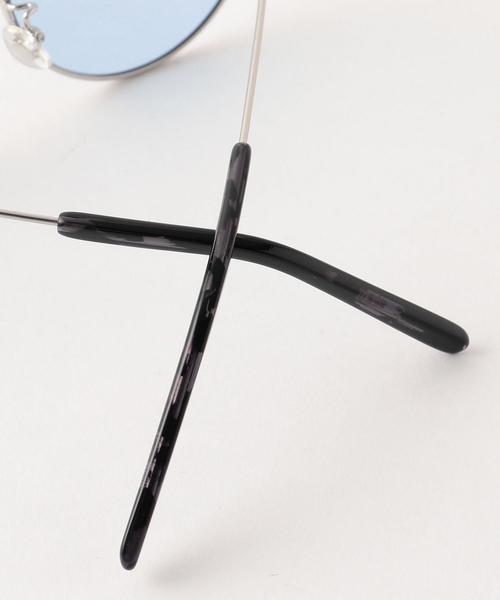 BEAUTY&YOUTH UNITED ARROWS(ビューティーアンドユースユナイテッドアローズ)の「BY ラウンドメタルサングラス о(サングラス・レディース・ピンク/イエロー/コバルトブルー・FREE)」の9枚目の写真