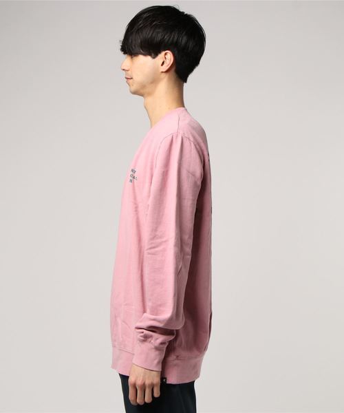 Hurley (ハーレー)の「BEAVER FLEECE CREW/ハーレー 長袖 スウェット トレーナー バックプリント(スウェット・メンズ・ピンク・SMALL/MEDIUM/LARGE)」の3枚目の写真