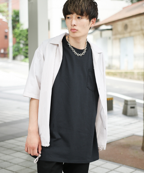 kutir(クティール)の「coach shirts / コーチシャツ オープンカラーシャツブルゾン(シャツ/ブラウス・メンズ・ブラック/ブラウン/サックスブルー・MEDIUM/LARGE)」の1枚目の写真