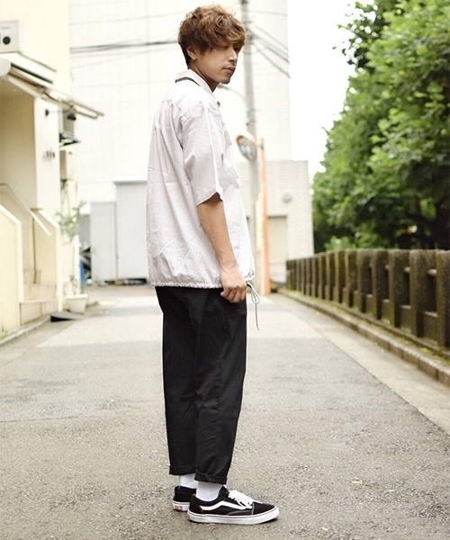 kutir(クティール)の「coach shirts / コーチシャツ オープンカラーシャツブルゾン(シャツ/ブラウス・メンズ・ブラック/ブラウン/サックスブルー・MEDIUM/LARGE)」の14枚目の写真