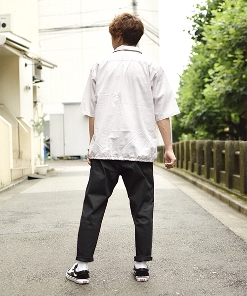 kutir(クティール)の「coach shirts / コーチシャツ オープンカラーシャツブルゾン(シャツ/ブラウス・メンズ・ブラック/ブラウン/サックスブルー・MEDIUM/LARGE)」の15枚目の写真