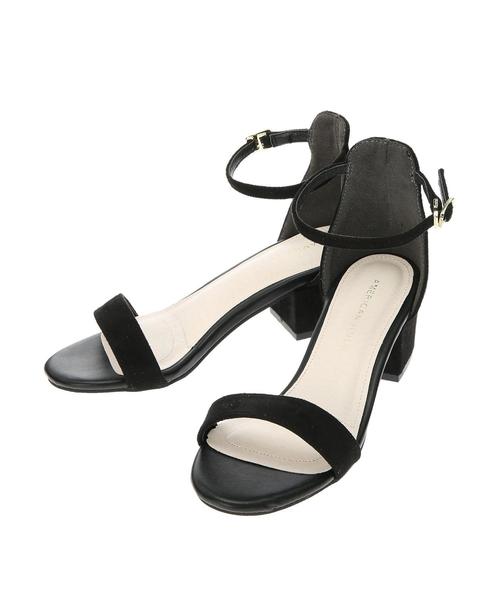 AMERICAN HOLIC（アメリカンホリック）の「・太ヒールサンダル（サンダル・レディース・ピンク/ベージュ/イエロー/ブラック/ロイヤルブルー・M/S/L）」の6枚目の写真