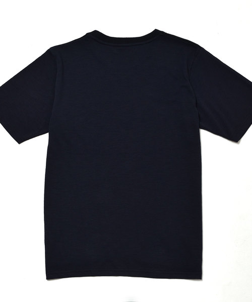 MinoriTY(マイノリティ)の「スラブ天竺×ニットブロッキングT(Tシャツ/カットソー・メンズ・ホワイト/ネイビー/グレー・M/L)」の14枚目の写真