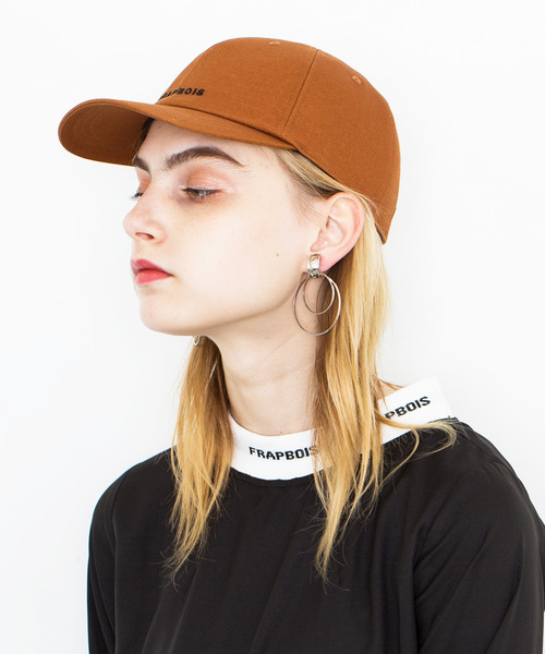 FRAPBOIS（フラボア）の「【FRAPBOIS】《WEB別注》ロゴキャップ　FRAPBOIS LOGO CAP 1（キャップ・レディース・ブラック/パープル/キャメル・FREE）」の10枚目の写真