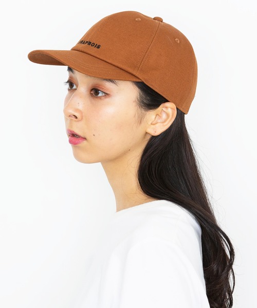 FRAPBOIS（フラボア）の「【FRAPBOIS】《WEB別注》ロゴキャップ　FRAPBOIS LOGO CAP 1（キャップ・レディース・ブラック/パープル/キャメル・FREE）」の19枚目の写真