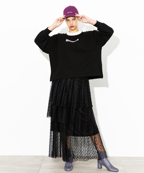 FRAPBOIS（フラボア）の「【FRAPBOIS】《WEB別注》ロゴキャップ　FRAPBOIS LOGO CAP 1（キャップ・レディース・ブラック/パープル/キャメル・FREE）」の21枚目の写真