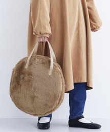 merlot plus | ビッグサークルファーハンドバッグ2838(ハンドバッグ)