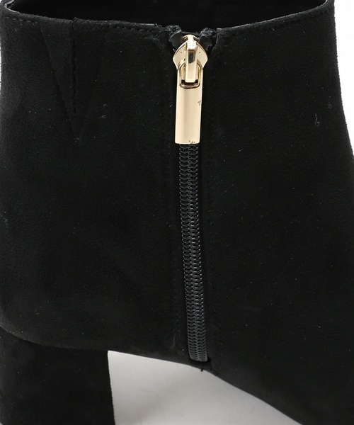 LE TALON（ルタロン）の「5.5cmフレアヒールショートブーツ◆（ブーツ・レディース・ブラック/ブラック系その他/パープル/カーキ・S/M/L/LL）」の12枚目の写真