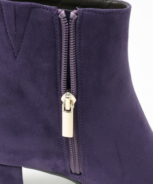 LE TALON（ルタロン）の「5.5cmフレアヒールショートブーツ◆（ブーツ・レディース・ブラック/ブラック系その他/パープル/カーキ・S/M/L/LL）」の18枚目の写真