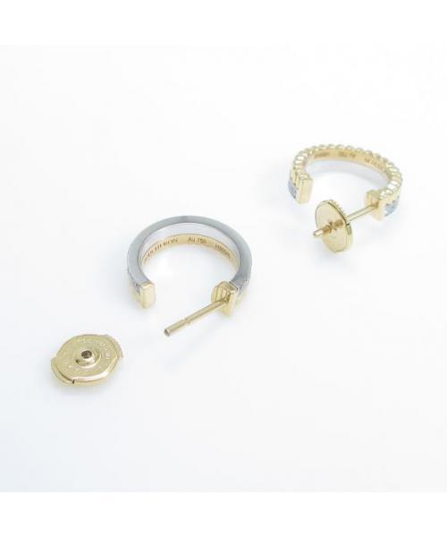 【早い者勝ちです】ブシュロンキャトル ラディアント ピアスBOUCHERON BOUCHERON（ブシュロン） キャトルラディアント フープ ピアス K18YG