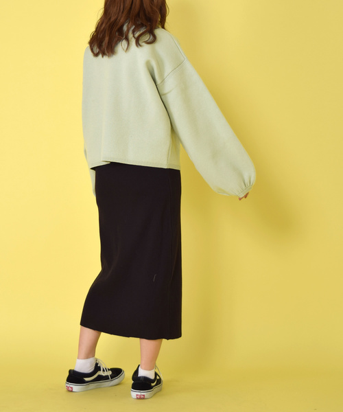 w closet（ダブルクローゼット）の「12Gニジュウスハイネックプルオーバー（ニット/セーター・レディース・ホワイト/ミント/パープル系その他/ライトベージュ・FREE）」の12枚目の写真