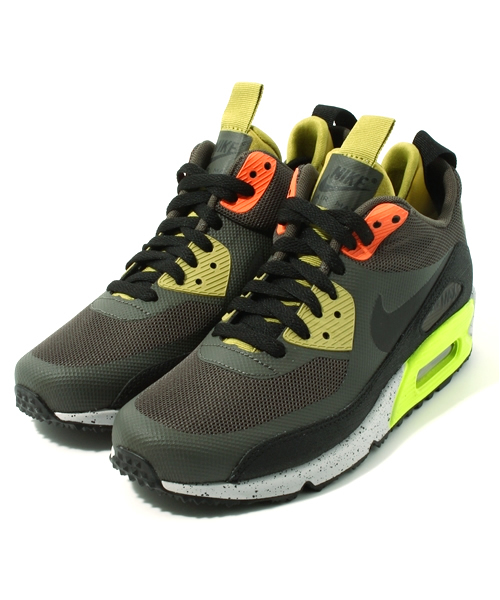 And A（アンドエー）の「NIKE AIR MAX 90 NO SEW（スニーカー・レディース・ブラック/オリーブ・24.0cm）」の2枚目の写真