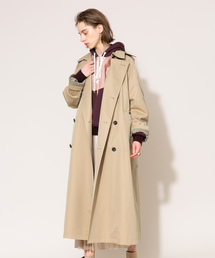 public tokyo トレンチコート PUBLIC TOKYO トレンチコート コート シャンブレービッグカラー