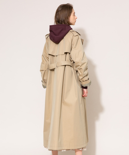 PUBLIC TOKYO（パブリックトウキョウ）の「極 クラシックトレンチ（トレンチコート・レディース・カーキ/ベージュ・FREE）」の15枚目の写真