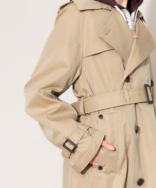 PUBLIC TOKYO（パブリックトウキョウ）の「極 クラシックトレンチ（トレンチコート・レディース・カーキ/ベージュ・FREE）」の9枚目の写真