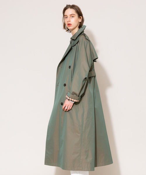 PUBLIC TOKYO（パブリックトウキョウ）の「極 クラシックトレンチ（トレンチコート・レディース・カーキ/ベージュ・FREE）」の7枚目の写真