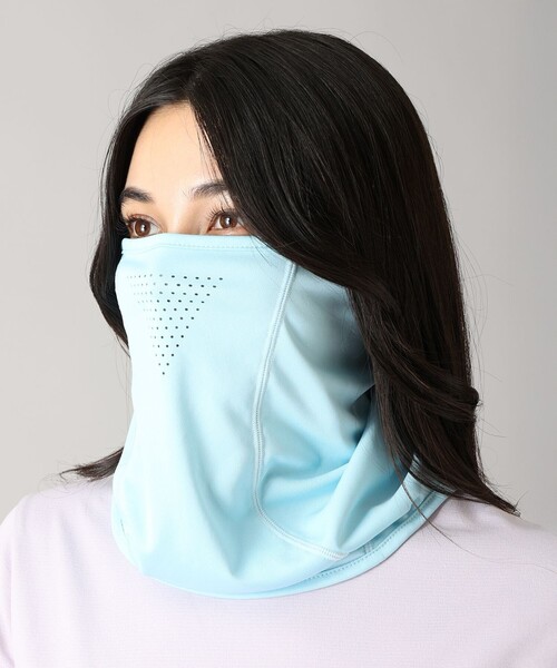 Columbia(コロンビア)の「UVカット 冷感 Columbia/ フリーザーゼロII ネックゲイター /コロンビア(ネックウォーマー/スヌード・メンズ・ホワイト/ベージュ/ネイビー/スミクロ/マルチ/ブルー系その他/ベージュ系その他/ホワイト系その他/レッド/ブラック系その他/グリーン系カモフラージュ/グリーン/グレー/ブルー系その他2・L/XL/S/M)」の11枚目の写真