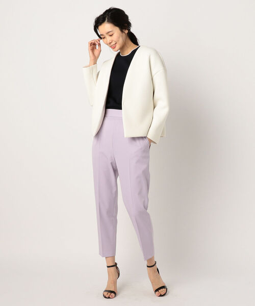 NOLLEY’S（ノーリーズ）の「ギャバテーパードカラーパンツ（その他パンツ・レディース・ベージュ/グリーン/ラベンダー・38/36/34）」の14枚目の写真