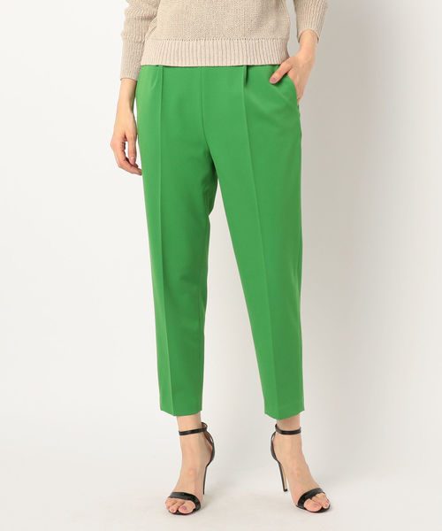 NOLLEY’S（ノーリーズ）の「ギャバテーパードカラーパンツ（その他パンツ・レディース・ベージュ/グリーン/ラベンダー・38/36/34）」の2枚目の写真