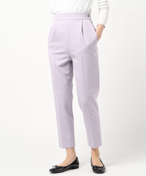 NOLLEY’S（ノーリーズ）の「ギャバテーパードカラーパンツ（その他パンツ・レディース・ベージュ/グリーン/ラベンダー・38/36/34）」の19枚目の写真