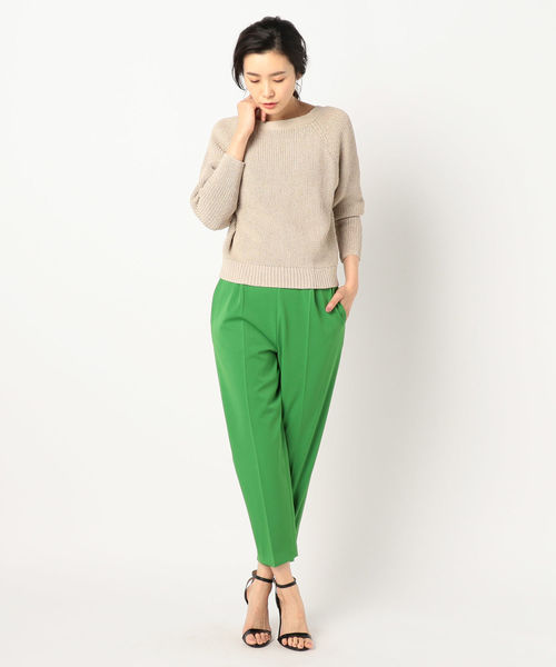 NOLLEY’S（ノーリーズ）の「ギャバテーパードカラーパンツ（その他パンツ・レディース・ベージュ/グリーン/ラベンダー・38/36/34）」の22枚目の写真