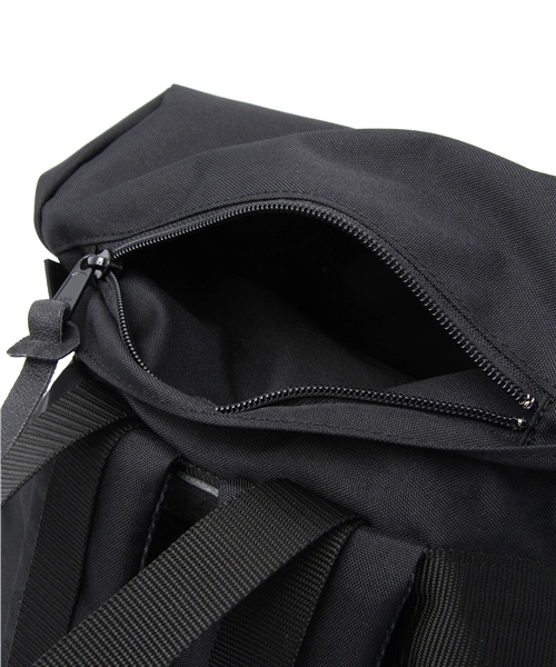 Butler Verner Sails(バトラーヴァーナーセイルス)の「【Butler Verner Sails】 コーデュラナイロンフラップバックパック JA-1199-2(バックパック/リュック・メンズ・ブラック/ブラウン・FREE)」の10枚目の写真