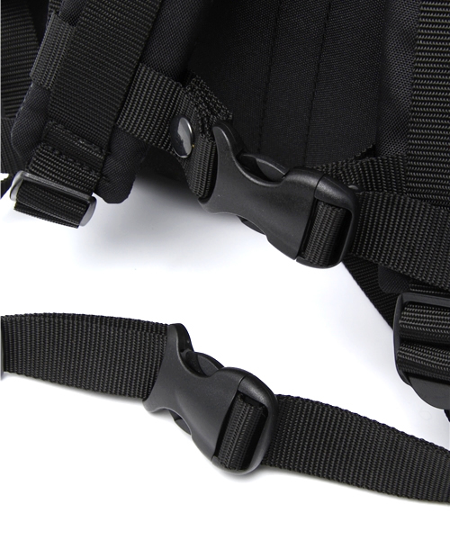 Butler Verner Sails(バトラーヴァーナーセイルス)の「【Butler Verner Sails】 コーデュラナイロンフラップバックパック JA-1199-2(バックパック/リュック・メンズ・ブラック/ブラウン・FREE)」の11枚目の写真