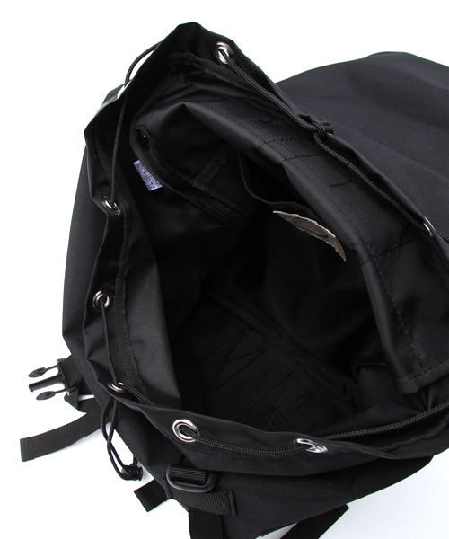 Butler Verner Sails(バトラーヴァーナーセイルス)の「【Butler Verner Sails】 コーデュラナイロンフラップバックパック JA-1199-2(バックパック/リュック・メンズ・ブラック/ブラウン・FREE)」の13枚目の写真