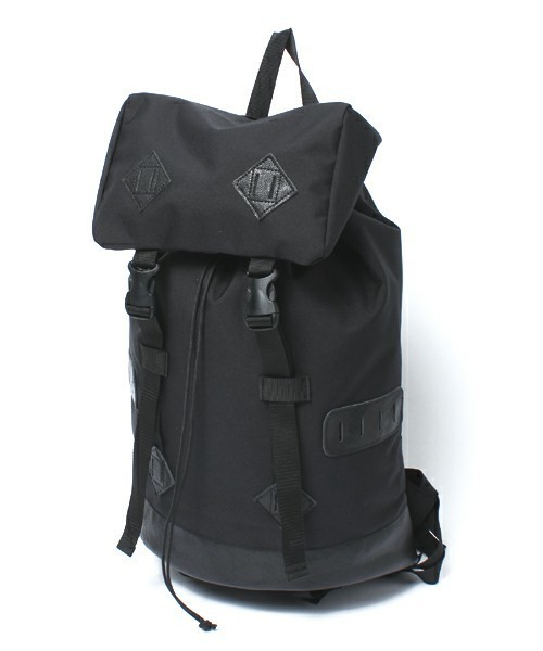 Butler Verner Sails(バトラーヴァーナーセイルス)の「【Butler Verner Sails】 コーデュラナイロンフラップバックパック JA-1199-2(バックパック/リュック・メンズ・ブラック/ブラウン・FREE)」の16枚目の写真