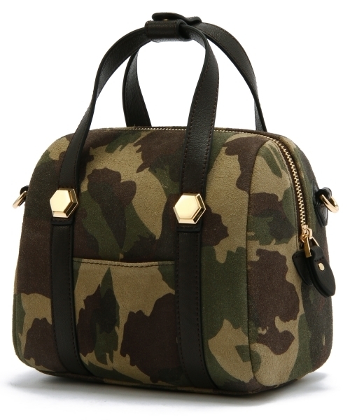 BEAUTY&YOUTH UNITED ARROWS（ビューティーアンドユースユナイテッドアローズ）の「BY Hashibami別注カモフラージュミニボストン2 ◆（ボストンバッグ・レディース・オリーブ・フリー）」の2枚目の写真