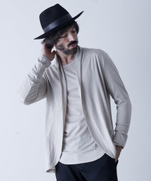 KAZUYUKI KUMAGAI ATTACHMENT | 【KAZUYUKI KUMAGAI】2/72ウォッシャブルウール天竺ストールカーディガン(カーディガン/ボレロ)