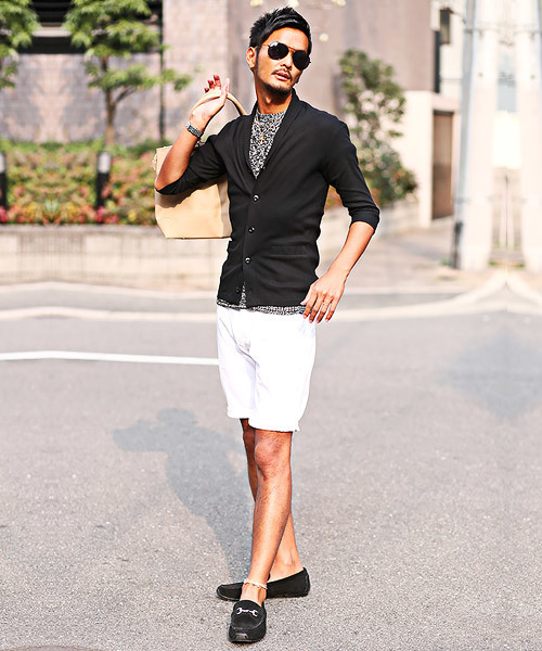 LUXSTYLE(ラグスタイル)の「ツイルカラーショートパンツ(その他パンツ・メンズ・ベージュ/ネイビー/ホワイト/ブラウン/ブラック/オリーブ/グレー/チャコールグレー・M/L/XL)」の11枚目の写真