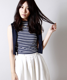 WEGO | WEGO/柄ハイネックノースリーブTシャツ(Tシャツ/カットソー)