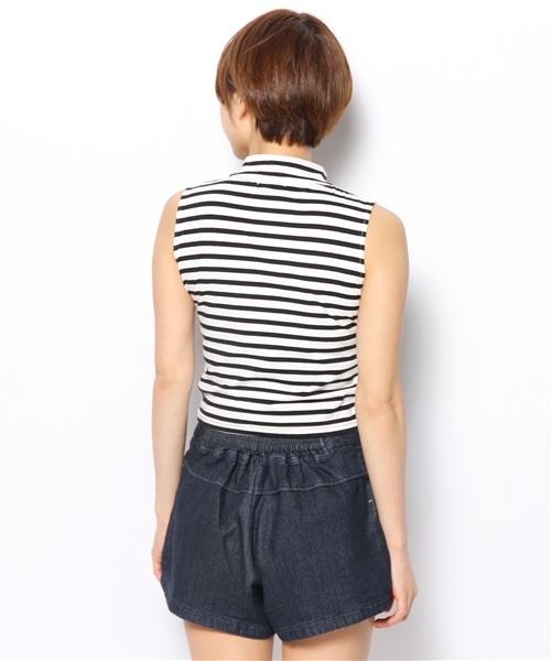 WEGO(ウィゴー)の「WEGO/柄ハイネックノースリーブTシャツ(Tシャツ/カットソー・レディース・ブラック/ブラック系その他/ブルー系その他/レッド系その他・FREE)」の6枚目の写真