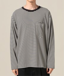 tone | tone / トーン POCEKET LS TEE (STRIPE)(Tシャツ/カットソー)
