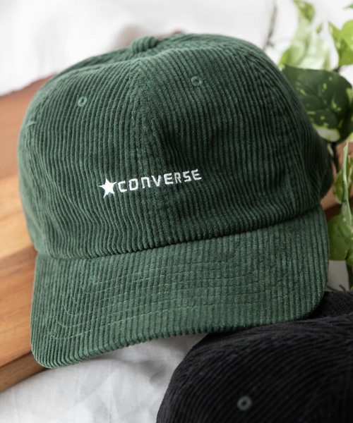 CONVERSE（コンバース）の「∴WEGO/CONVERSE別注コーデュロイLowCap（キャップ・メンズ・ブラウン/ダークグリーン/ベージュ/ブラック・FREE）」の4枚目の写真
