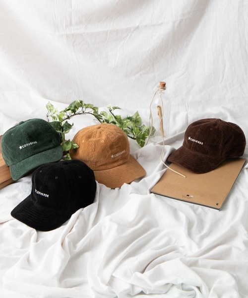 CONVERSE（コンバース）の「∴WEGO/CONVERSE別注コーデュロイLowCap（キャップ・メンズ・ブラウン/ダークグリーン/ベージュ/ブラック・FREE）」の12枚目の写真
